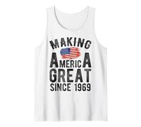 Haciendo Grande a Estados Unidos Desde 1956 70 años Hombres Mujeres Camiseta sin Mangas