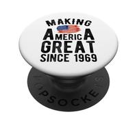 Haciendo Grande a Estados Unidos Desde 1956 70 años Hombres Mujeres PopSockets PopGrip Adhesivo
