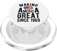 Haciendo Grande a Estados Unidos Desde 1956 70 años Hombres Mujeres PopSockets PopGrip para MagSafe