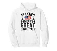 Haciendo Grande a Estados Unidos Desde 1968 58 años Hombres Mujeres Sudadera con Capucha