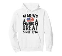 Haciendo Grande a Estados Unidos Desde 1994 32 años Hombres Mujeres Sudadera con Capucha