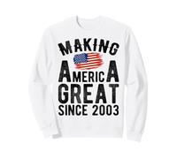 Haciendo Grande a Estados Unidos Desde 2003 23 años Sudadera
