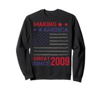 Haciendo Grande a Estados Unidos Desde 2009 14 cumpleaños Sudadera