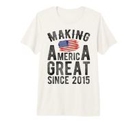 Haciendo Grande a Estados Unidos Desde 2015 11 años Niños Niñas Camiseta Premium