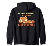 Haciendo lo Mejor de mí en Nada Sudadera con Capucha