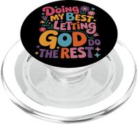 Haciendo lo mejor que puedo dejar que Dios haga el resto PopSockets PopGrip para MagSafe