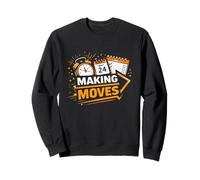 Haciendo Movimientos Identidad de mentalidad impulsada por la acción Diaria Sudadera