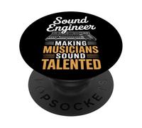 Haciendo que los músicos suenen talentoso ingeniero PopSockets PopGrip Adhesivo