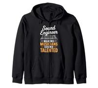 Haciendo que los músicos suenen talentoso ingeniero Sudadera con Capucha