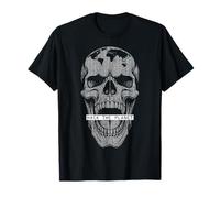 Hack El Planeta Tierra Cráneo Binario Computadora Código Hack Camiseta