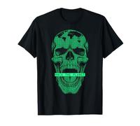 Hack El Planeta Tierra Cráneo Binario Computadora Código Hack Camiseta