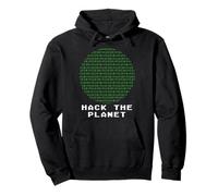 Hack The Planet Código binario Hacking Codification Hacker Sudadera con Capucha