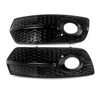 HACKBEPW 8R0807681A 8R0807682A Para Audi Q5 Standard 2009-2012 Coche Delantero Parachoques Faro Antiniebla Parrilla Biseles Cubierta Lámpara Pantalla Coche Luz Antiniebla Marco Cubierta