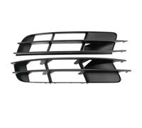 HACKBEPW Para Audi Q7 2007 2008 2009 4L0807681 4L0807682 Coche Delantero Izquierdo Derecho Parachoques Faro Antiniebla Rejilla Cubierta Lámpara Pantalla Coche Luz Antiniebla Marco Cubierta(1 pareja)