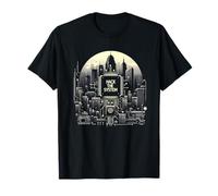 Hackear el sistema Sociedad Red Computadora Cyberpunk Vaporwave Camiseta