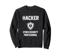 Hacker Cyber Security Professional Shield Hackers Título del puesto Sudadera