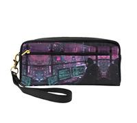Hacker Era - Bolsa de maquillaje de viaje para mujer, bolsa de maquillaje portátil para bolso, organizador de accesorios, Black, Talla única, Neceser de maquillaje