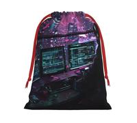 Hacker Era - Bolsas de regalo con cordón de varios tamaños, bolsas de regalo de tela, para cumpleaños, regalos de vacaciones y mucho más