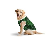 Hacker Era - Camiseta con estampado suave para perros grandes, ropa cómoda de algodón para mascotas, camiseta elástica sin mangas (3xl-5XL)