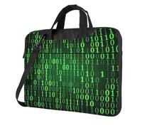 hacker era - Funda para portátil con estampado de un solo hombro, compatible con 13 a 15.6 pulgadas, Negro -, 15.6 inch