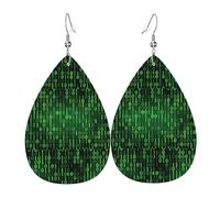 Hacker Era - Pendientes de regalo para mujer, aretes colgantes en forma de lágrima, joyería de moda para uso diario