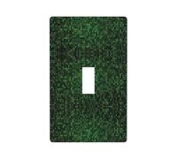 Hacker Era - Placa decorativa de pared de 1 banda, tamaño estándar, de policarbonato irrompible, cubierta de enchufe y interruptor