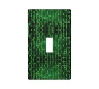 Hacker Era - Placa decorativa de pared de 1 banda, tamaño estándar, de policarbonato irrompible, cubierta de enchufe y interruptor