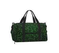 Hacker Era Print - Bolsa cruzada de mano para hombre y mujer, para fitness, entrenamiento, fin de semana, senderismo, deportes