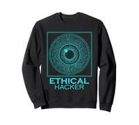 Hacker ético Ciberseguridad Tech Eye Computer Coder Sudadera