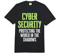 Hacker ético de Seguridad cibernética protegiendo el Mundo en la Sombra Comfort Colors Adult Heavyweight T-Shirt