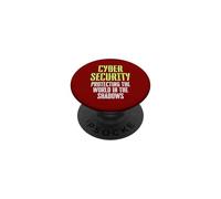 Hacker ético de Seguridad cibernética protegiendo el Mundo en la Sombra PopSockets PopGrip Adhesivo