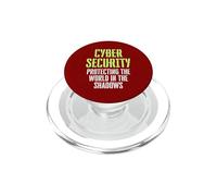 Hacker ético de Seguridad cibernética protegiendo el Mundo en la Sombra PopSockets PopGrip para MagSafe
