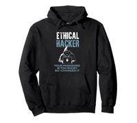 Hacker Ético Divertido Tu Contraseña Demasiado Corta Ciberseguridad Sudadera con Capucha