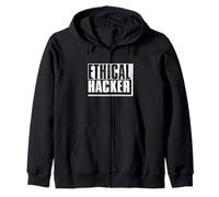 Hacker Ético Hacker Divertido Cibercrimen Sudadera con Capucha