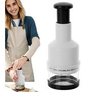 Hacker - Prensa Manual De Ajo En Diseño Compacto | Máquina De Cocina Desbocadillo | Práctica Herramienta De Trituración Para Cebollas, Pimienta, Chile, Nueces, Jengibre