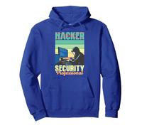 Hacker Profesional De La Seguridad Ti Hackear Ordenador Sudadera con Capucha, Unisex para Adultos, Azul Real, XXL