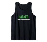Hacker Profesionales de Seguridad Cibernética Sombrero Blanco Ético Camiseta sin Mangas