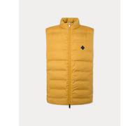 Hackett Chaleco de hombre ligero color mostaza tallas grandes. Mostaza 2XL (64)