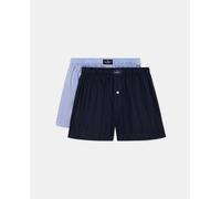 Hackett Hackett - Pack 2 bóxer tela. Azul Talla S