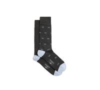 Hackett Hackett - Pack de dos calcetines combinado logo. Gris Talla 40-42