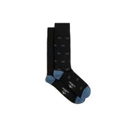Hackett Hackett - Pack de dos calcetines combinado logo. Negro Talla 40-42
