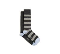 Hackett Hackett - Pack de dos calcetines combinado rugby. Gris Talla 43-46
