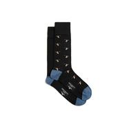 Hackett Hackett - Pack de dos calcetines cortos combinados estampado. Negro Talla 43-46