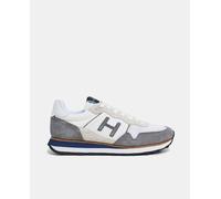 Hackett Hackett - Zapatillas Telfor Varsity hombre tipo running bajas piel. Blanco Talla 45
