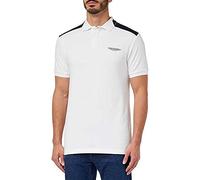 Hackett London Am Col Block Camisa de Polo, Blanco (Blanco), XS para Hombre
