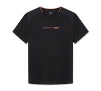 Hackett London Am Hybrid tee Camiseta, Negro (Black), XL para Hombre