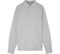 Hackett London Blazer LS Camiseta Tipo Polo, Light Grey Marl, L para Hombre