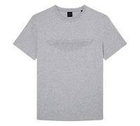 Hackett London Camiseta Am Emboss, Gris (Ice Grey), XS para Hombre