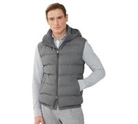 Hackett London Chaleco Mixto de Franela Chaqueta, Gris (Grey), XL para Hombre