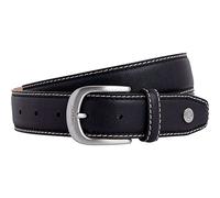 Hackett London CNT Stitch Belt cinturón, Black, 32 para Hombre
